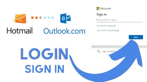 hotmail outlook sign in